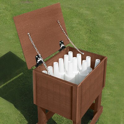 Medium Divot Bottle Box Walnut
