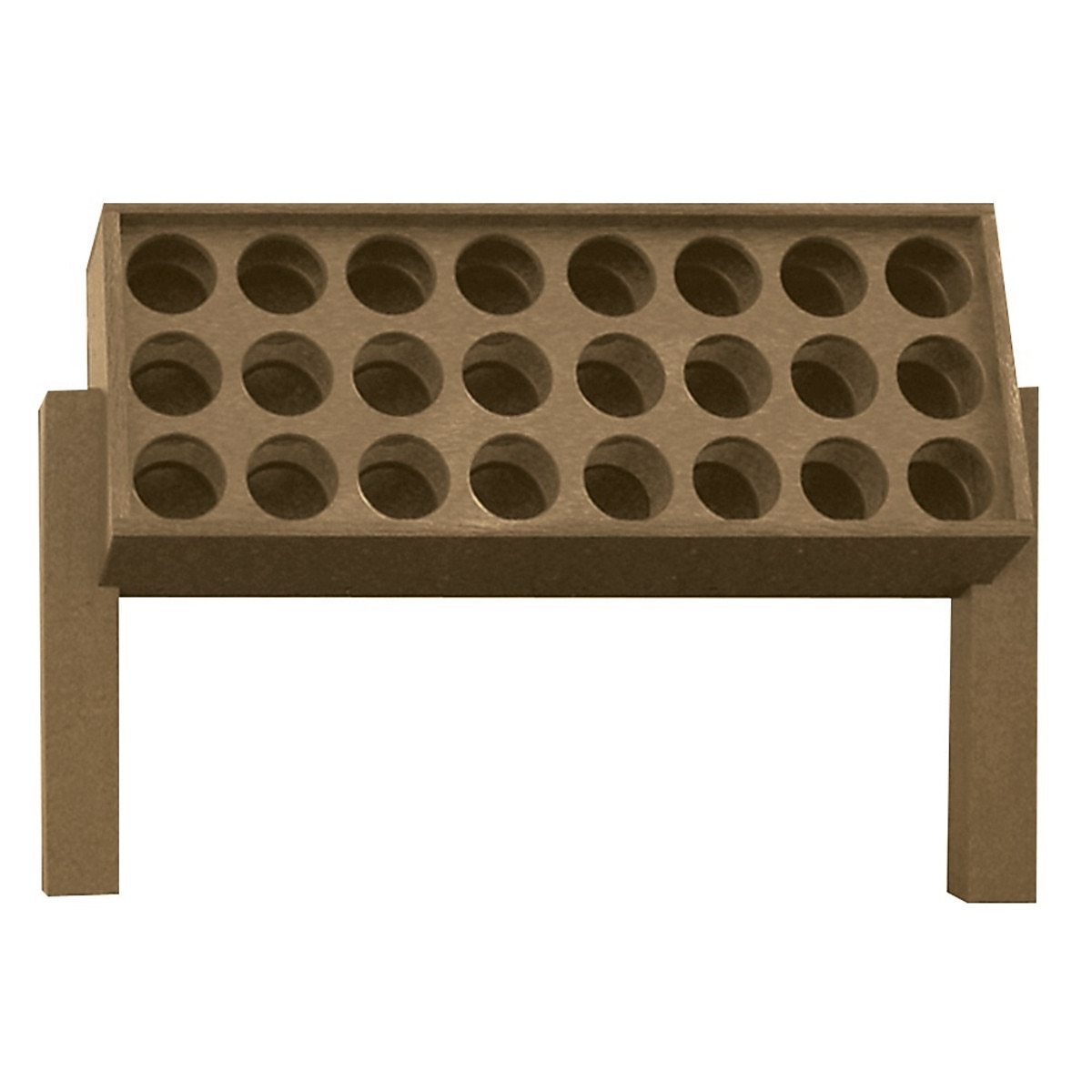 Medium Divot Bottle Rack Driftwood