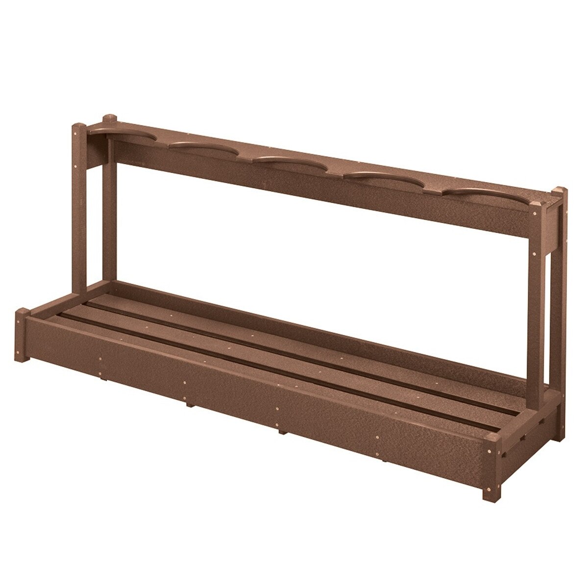Modular 5 Bag Rack Brown