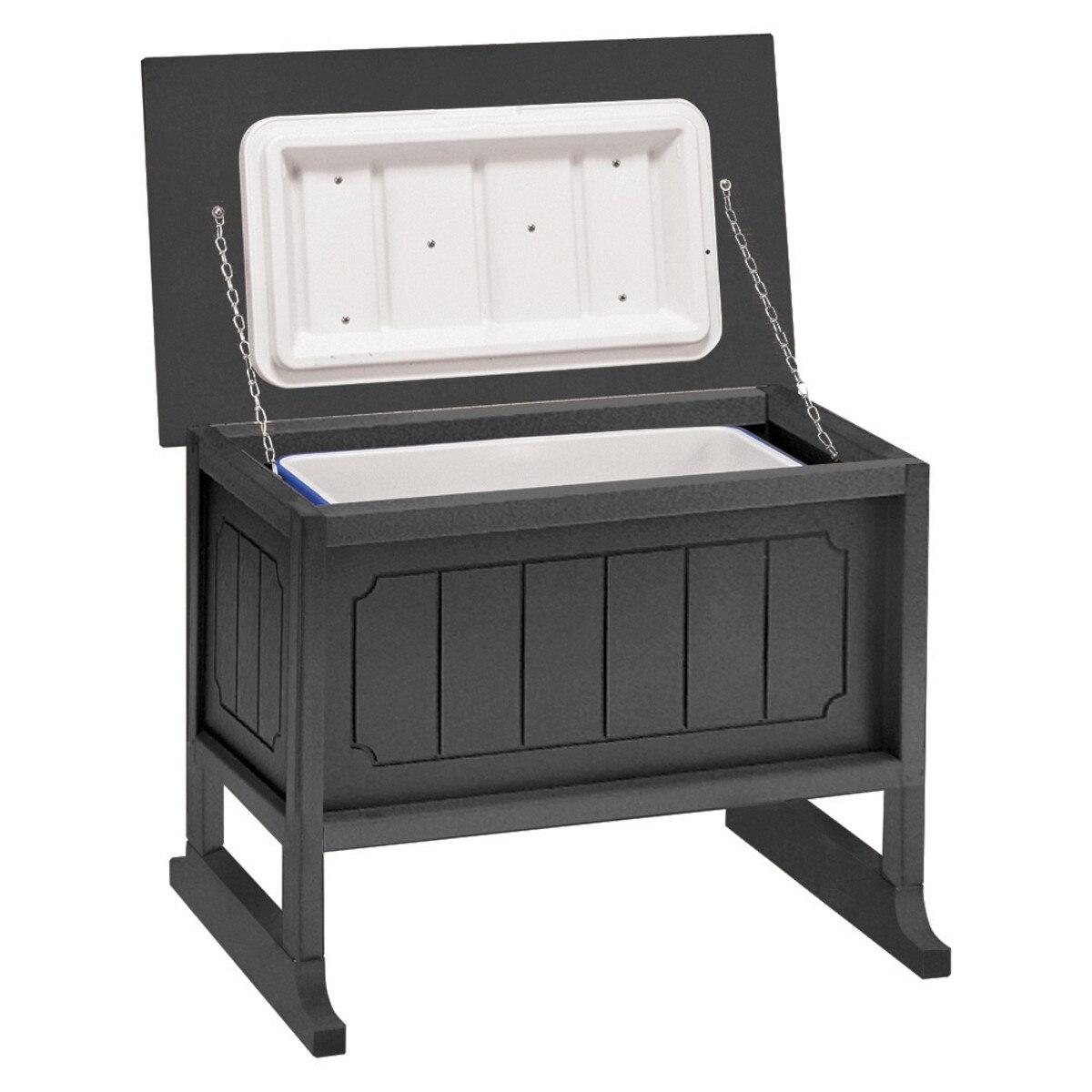 Raised Ice Chest Enclosure Black