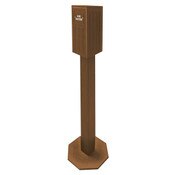 HAND SANITIZER STATION BROWN