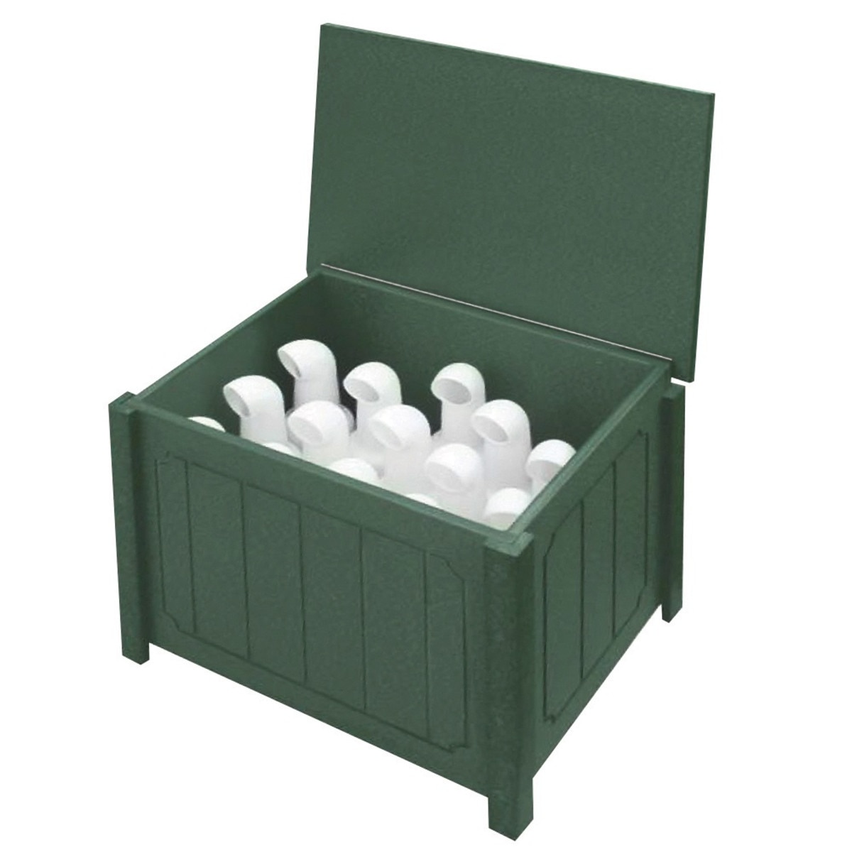 Small Divot Bottle Box Green