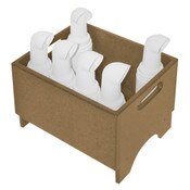 Small Divot Bottle Caddie Driftwood