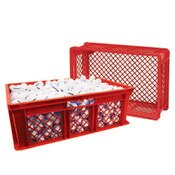 Red Large Stacking Crate