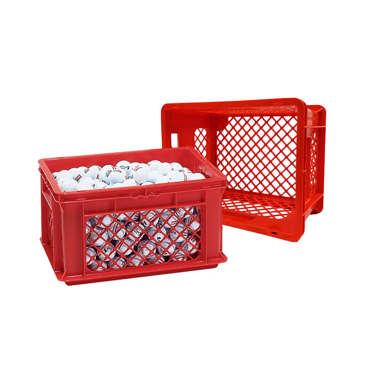 Red Small Stacking Crate