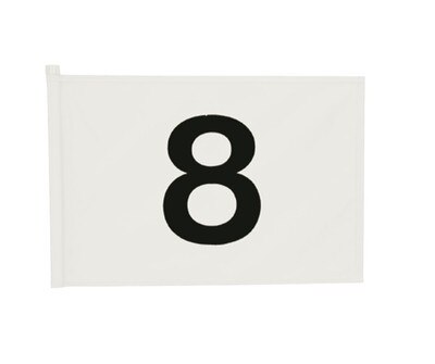 Applique Numbered Set of 9 Flags 8