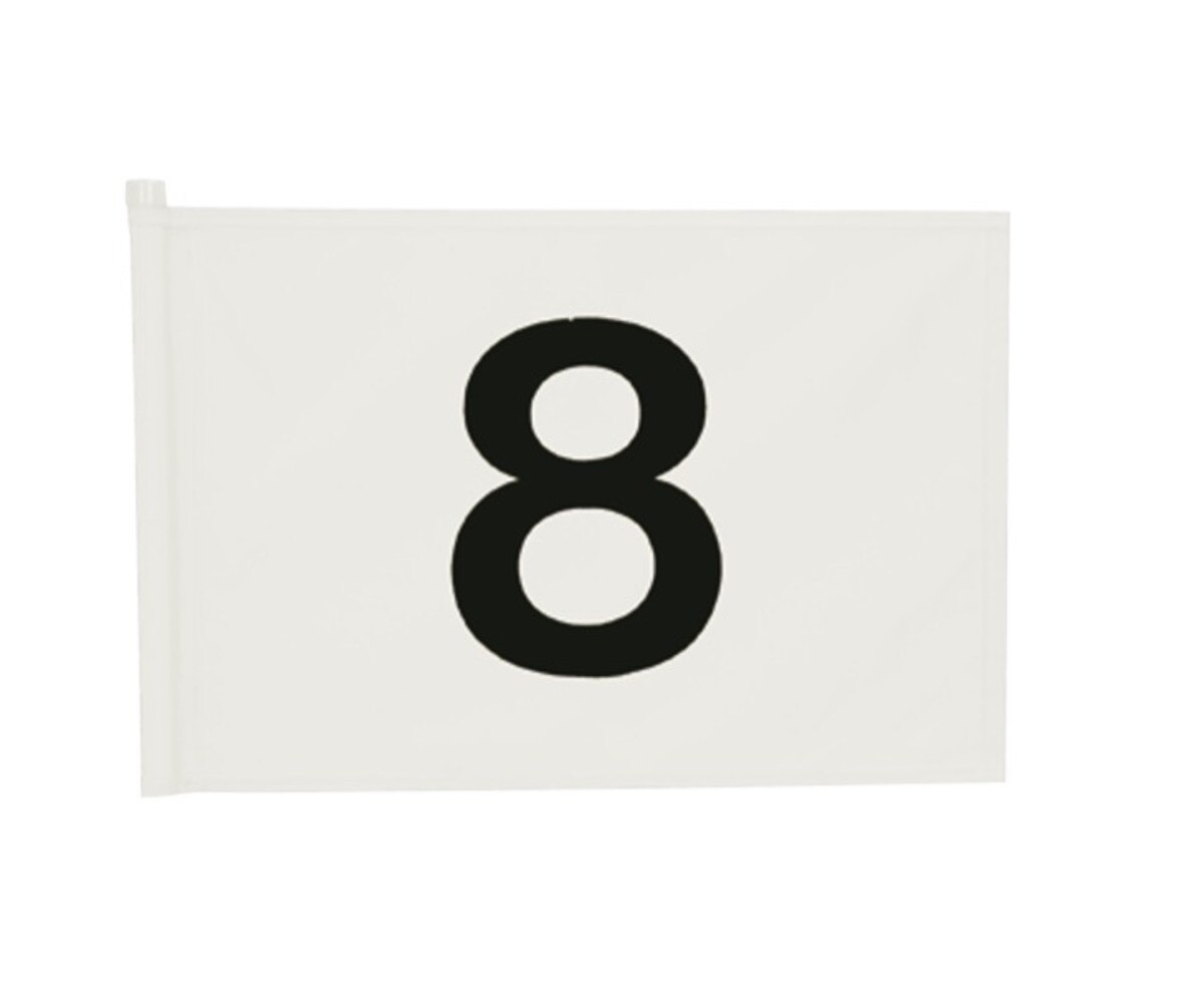 Applique Numbered Set of 9 Flags 8