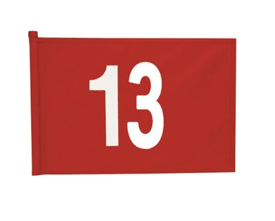 Applique Numbered Set of 9 Flags 13