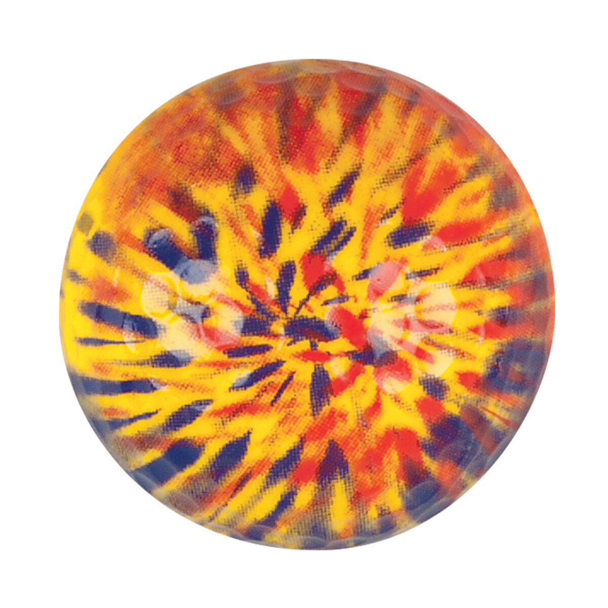 YELLOW/BLUE TYE DYE Novelty Ball