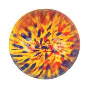 YELLOW/BLUE TYE DYE Novelty Ball