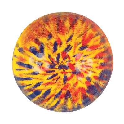YELLOW/BLUE TYE DYE Novelty Ball