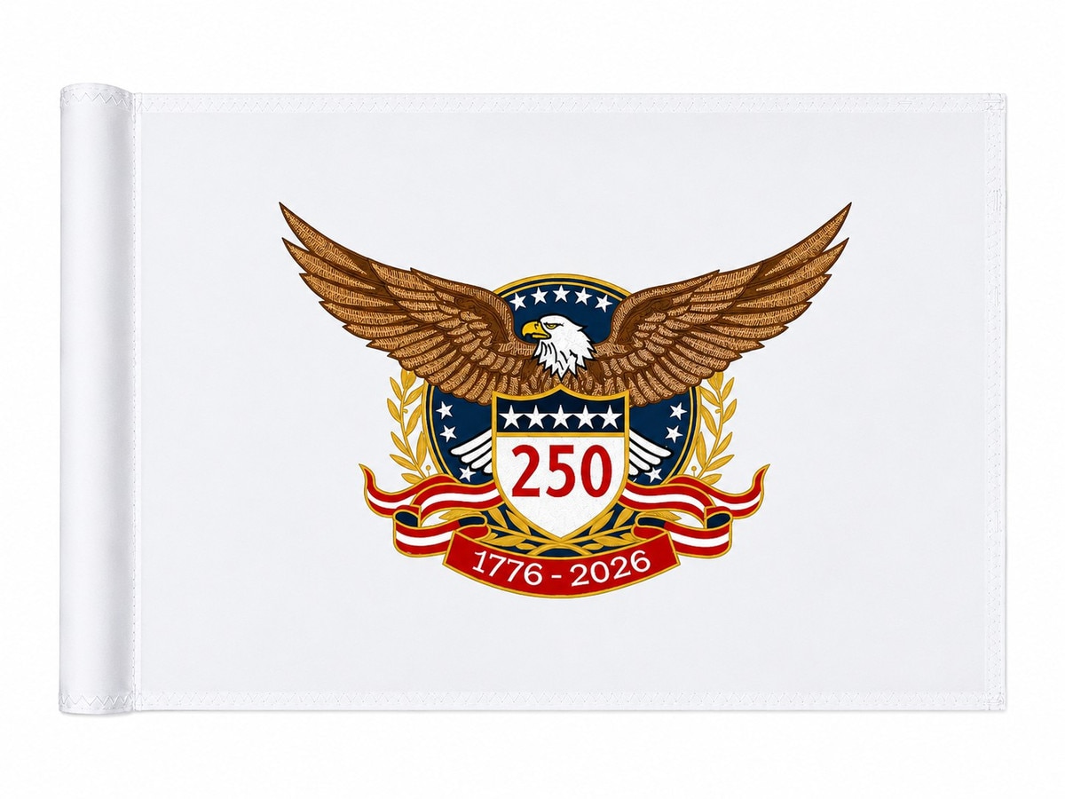 America 250 1776 Flag White